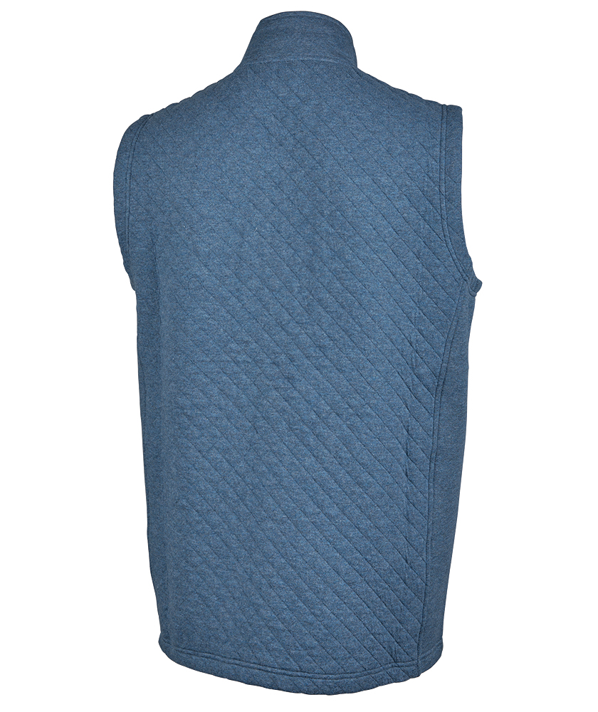 Men's Quilted Vest With Any Lake Name