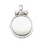 Engraved Pendant - sterling silver