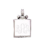 Engraved Pendant - sterling silver