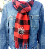 buffalo plaid scarf