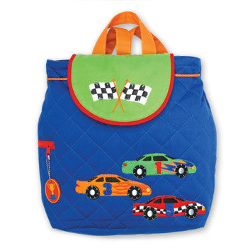race car back pack personalized