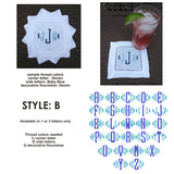 Monogrammed Linen Cocktail Napkins