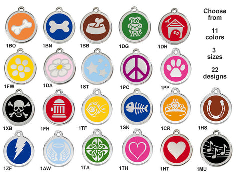 Red Dingo Dog Pet Tags free shipping