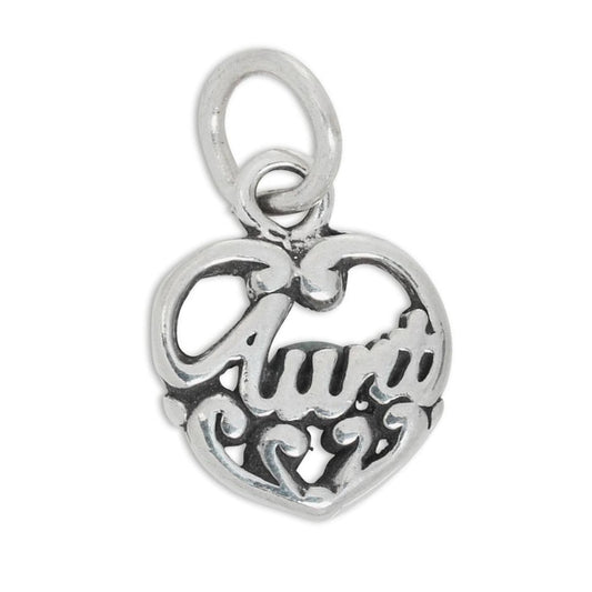 aunt heart charm