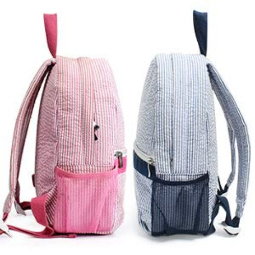 child size backpack with mesh pockets