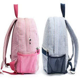 child size backpack with mesh pockets