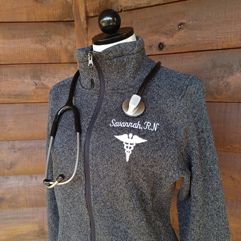 Custom Fleece Nurse Jacket