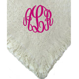 monogrammed afghan