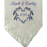 personalized afghan blanket