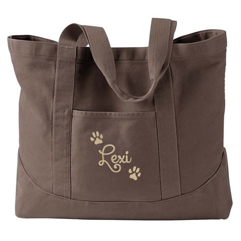 Paw Print Tote Bag - Large