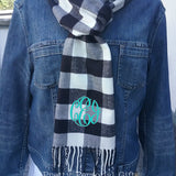 Scarf with Monogram