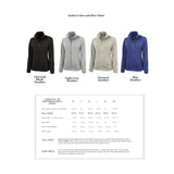 Ladies Charles River Apparel Heathered Fleece Pullover