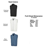 Men's Quilted Vest With Any Lake Name