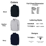 Men's Quilted Quarter Zip for Doctor, Medical Professional, RN, PA