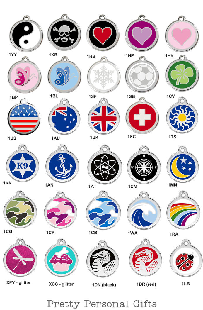 Red Dingo Designer Series Dog Pet Tags – Pretty Personal Gifts