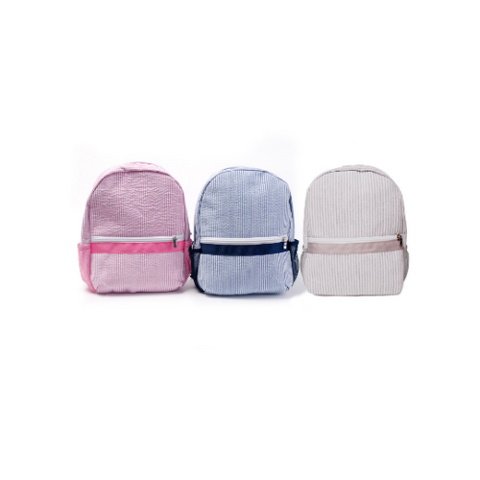 Seersucker hotsell backpack wholesale