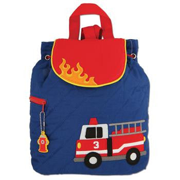 Firetruck Back pack for toddler personalized