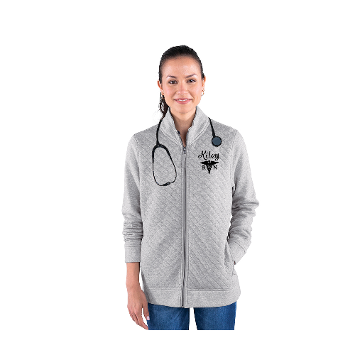 RN Jacket, Quilted RN Jacket, Nurse Jacket, Nurse Gift