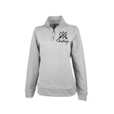quilted quarter zip