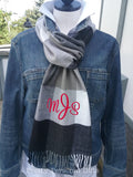 Scarf with Monogram