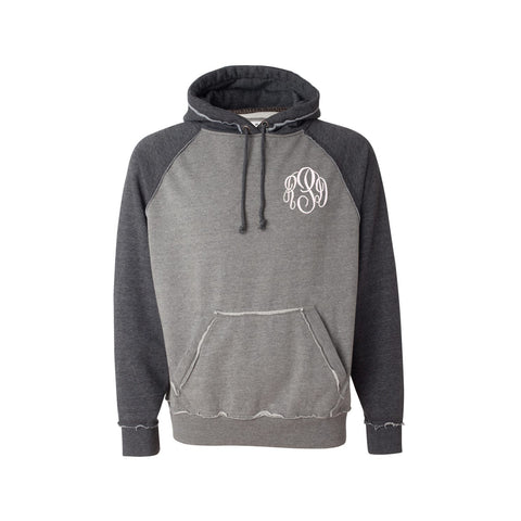 black monogram hoodie