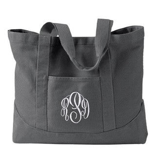 monogram tote bag