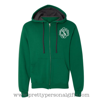 Monogrammed Hoodie Sweatshirt