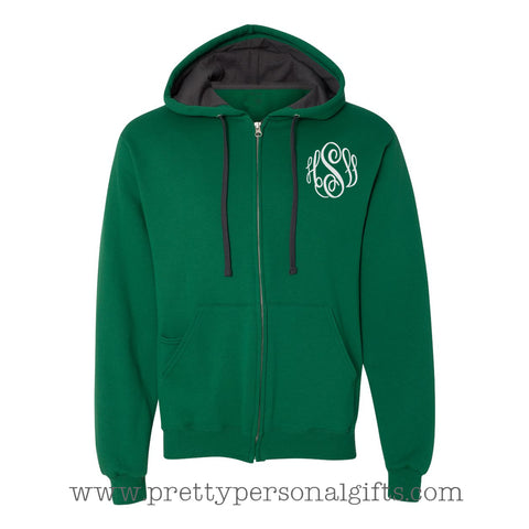 Monogram Zip Up 