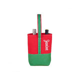 holiday wine tote, holiday wine gift bag