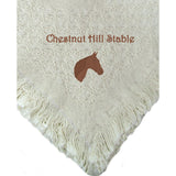 Embroidered Personalized Afghan Blanket
