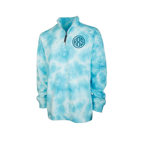 Charles River Apparel Crosswind Tie Dyed Pullover with Monogram