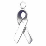 Awareness Ribbon Charm  - Sterling Silver