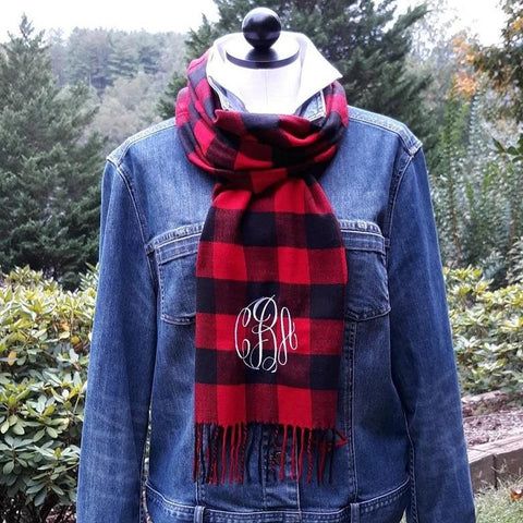 Monogrammed Scarf