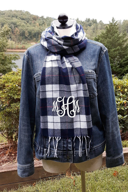 Winter Scarves Monogrammed