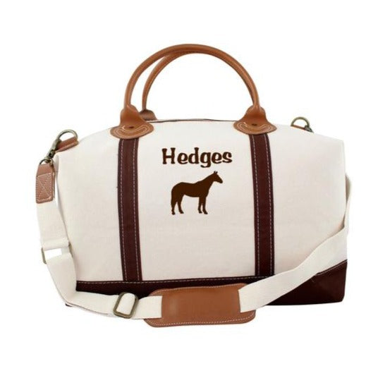 Personalized Horse Barn Tote, Horse show bag, horse gift