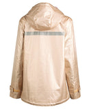 Charles River New Englander Rose Gold Rain Jacket