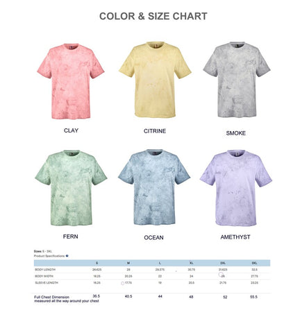 Monogrammed Comfort Colors T-Shirt