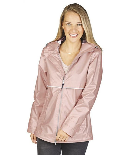 Charles River Apparel New Englander Rose Gold Rain Jacket