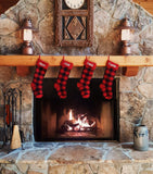 buffalo plaid christmas stocking
