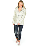 Charles River New Englander Rose Gold Rain Jacket
