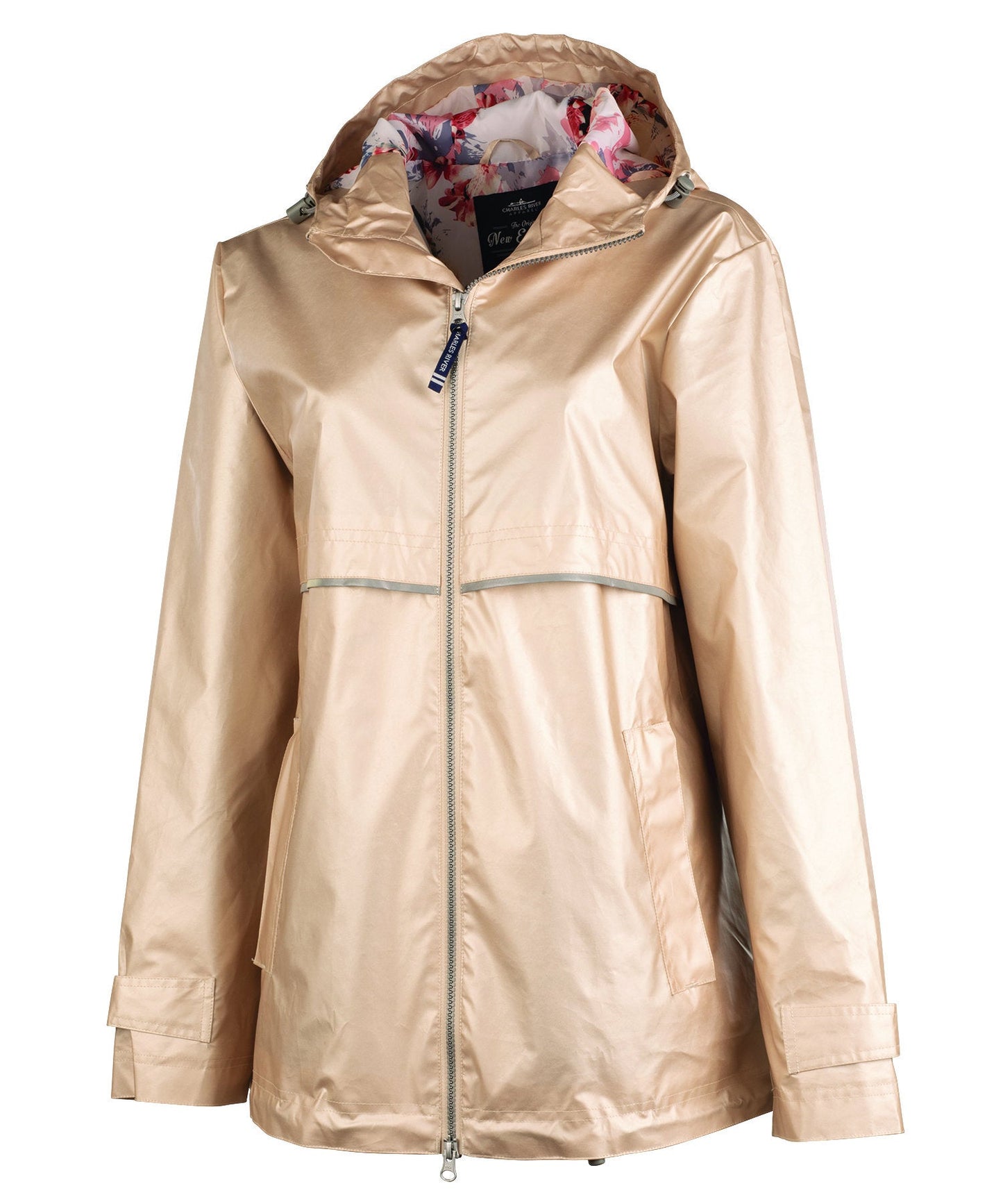 champagne rain jacket