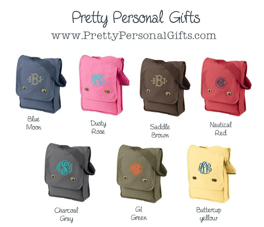 Personalized Field Bag Cross Body Bag