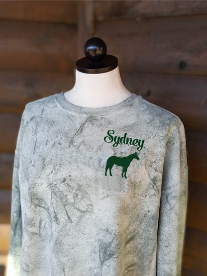 Horse Crew Neck Sweatshirt