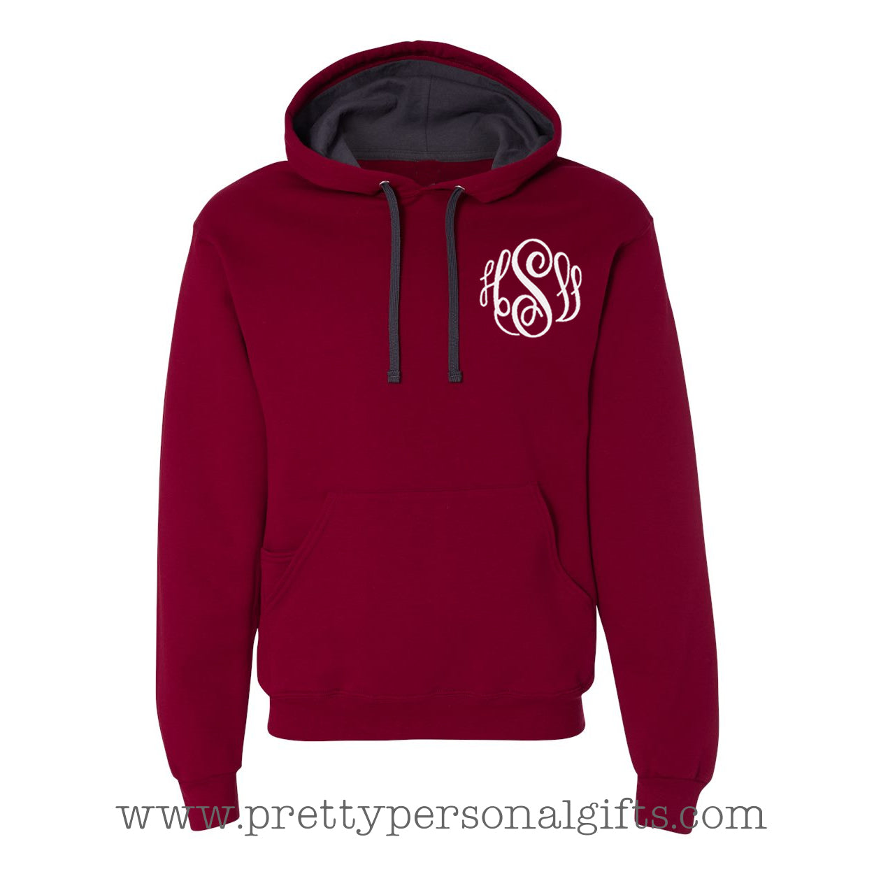 Monogram Hoodie Sweatshirt - 2 tone sweatshirt