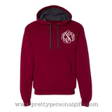 Monogram Hoodie Sweatshirt - 2 tone sweatshirt