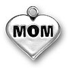 mom heart charm