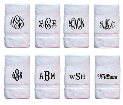 Monogrammed Towels Personalized Towels