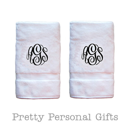 Monogram Towels - Bath & Hand - 5 colors