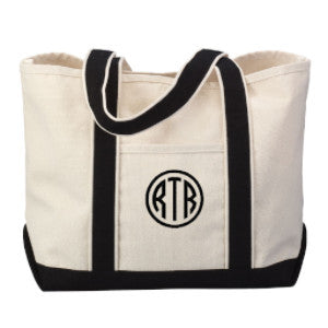 monogram tote bags
