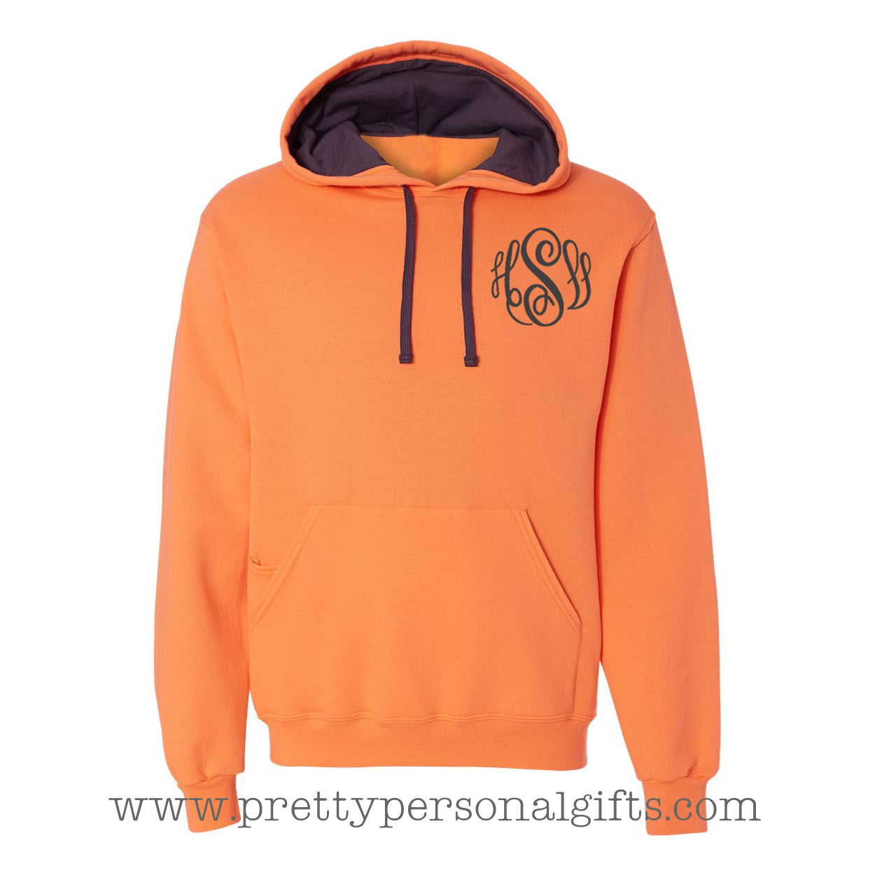 Monogrammed Hoodie Sweatshirt